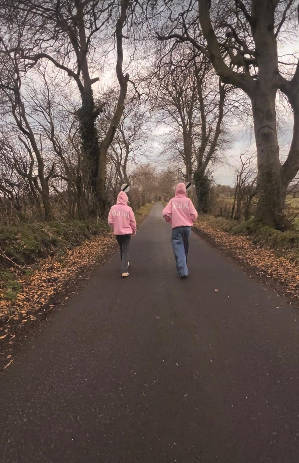 Pink Cotton Winter Hoodie