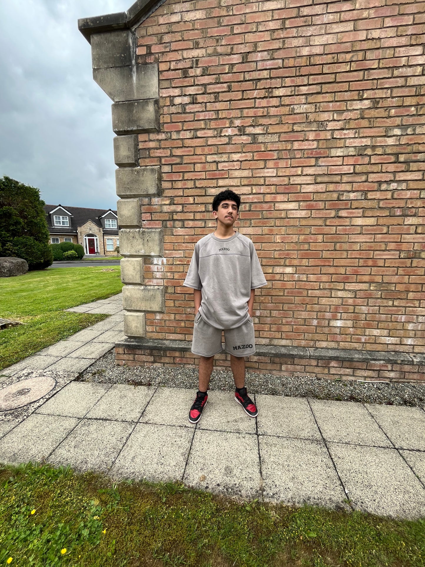 Grey High-GSM Cotton Jersey Set