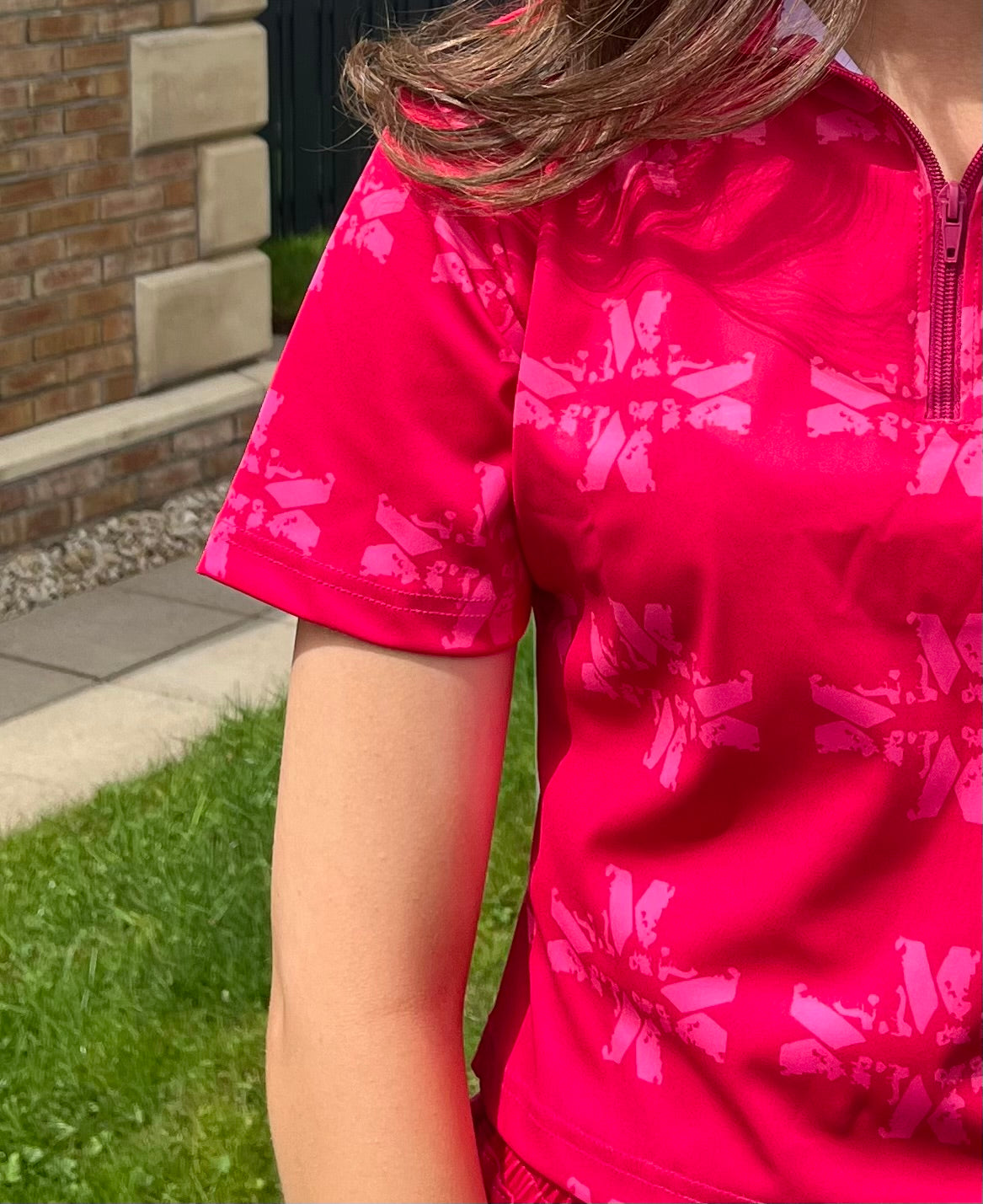 Girls Pink Lycra Summer Set