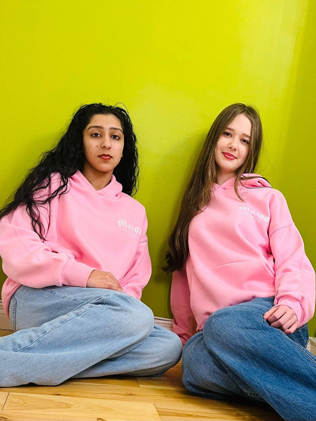 Pink Cotton Winter Hoodie