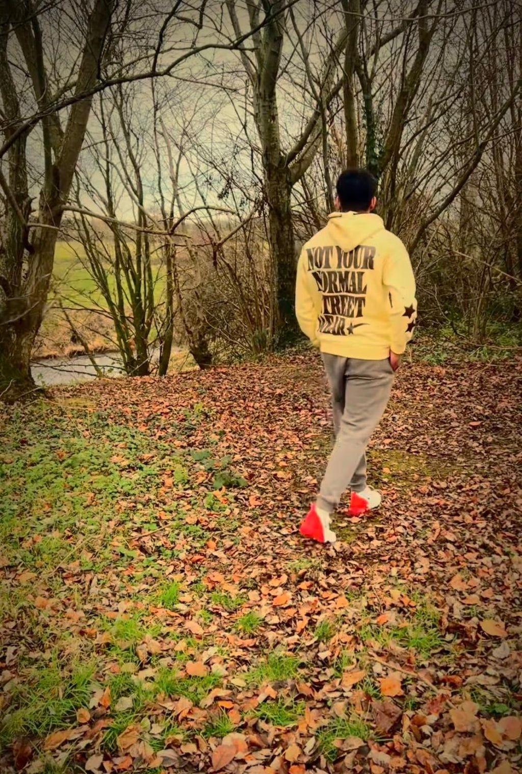 Cream Cotton Winter Hoodie