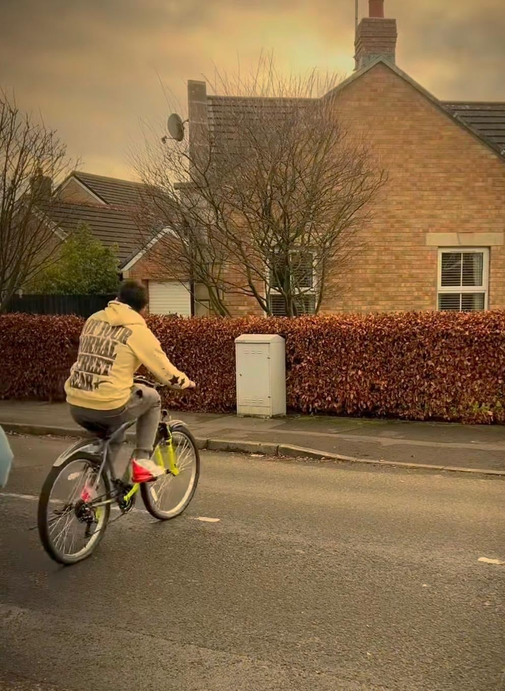 Cream Cotton Winter Hoodie