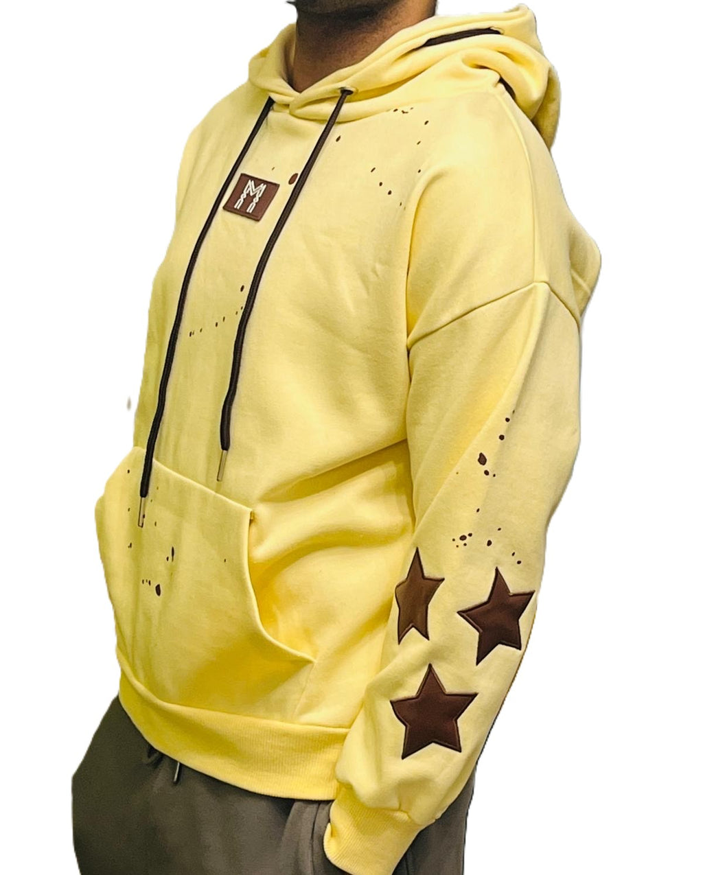 Cream Cotton Winter Hoodie